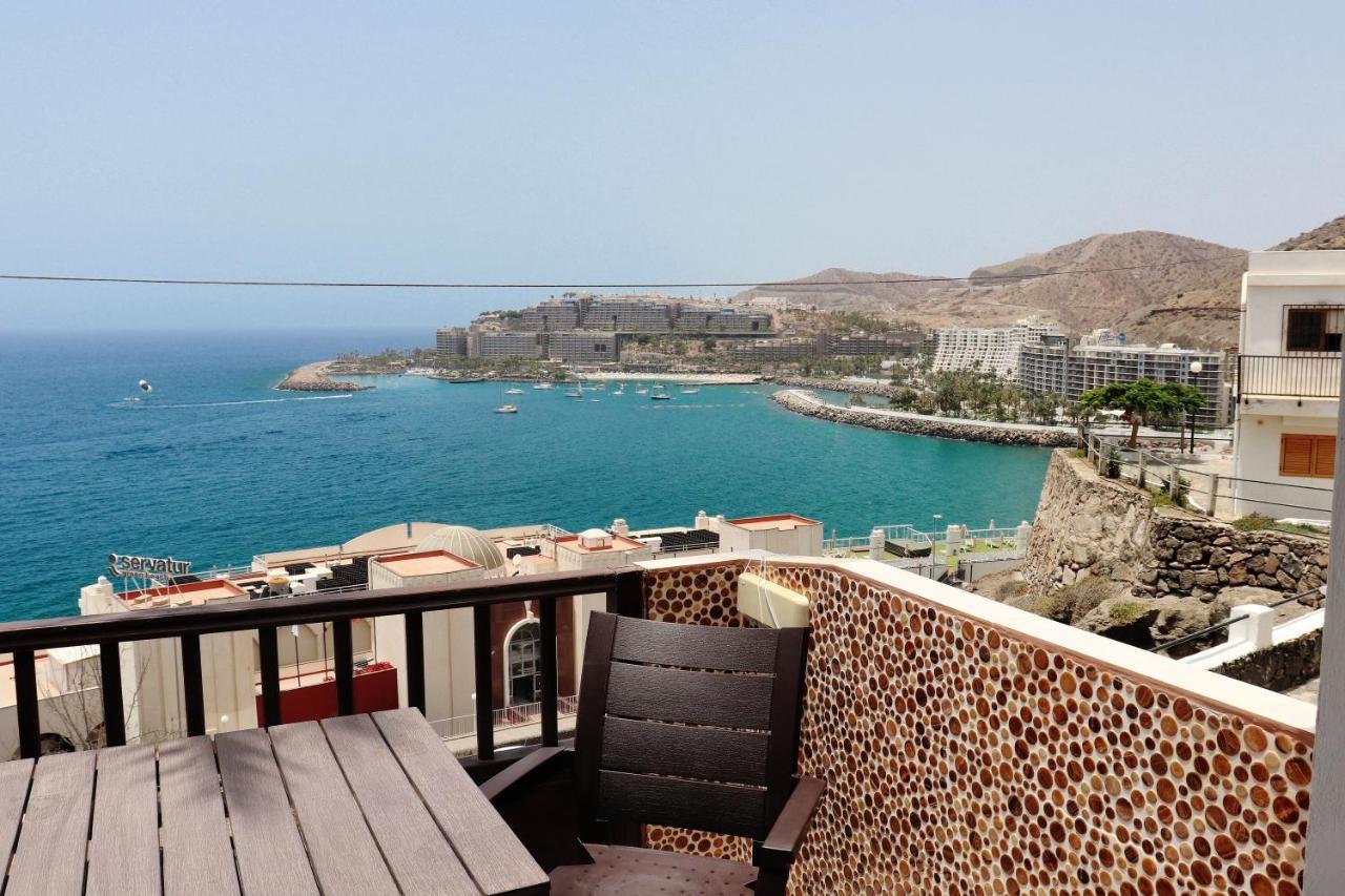 パタラバカDeluxe Seaview-Sunsets !Transfe-R Inc! Pool,2Aircond,2Tv65",600Mb Dishwasher,,2 Beaches,Anfi-Viewアパートメント エクステリア 写真