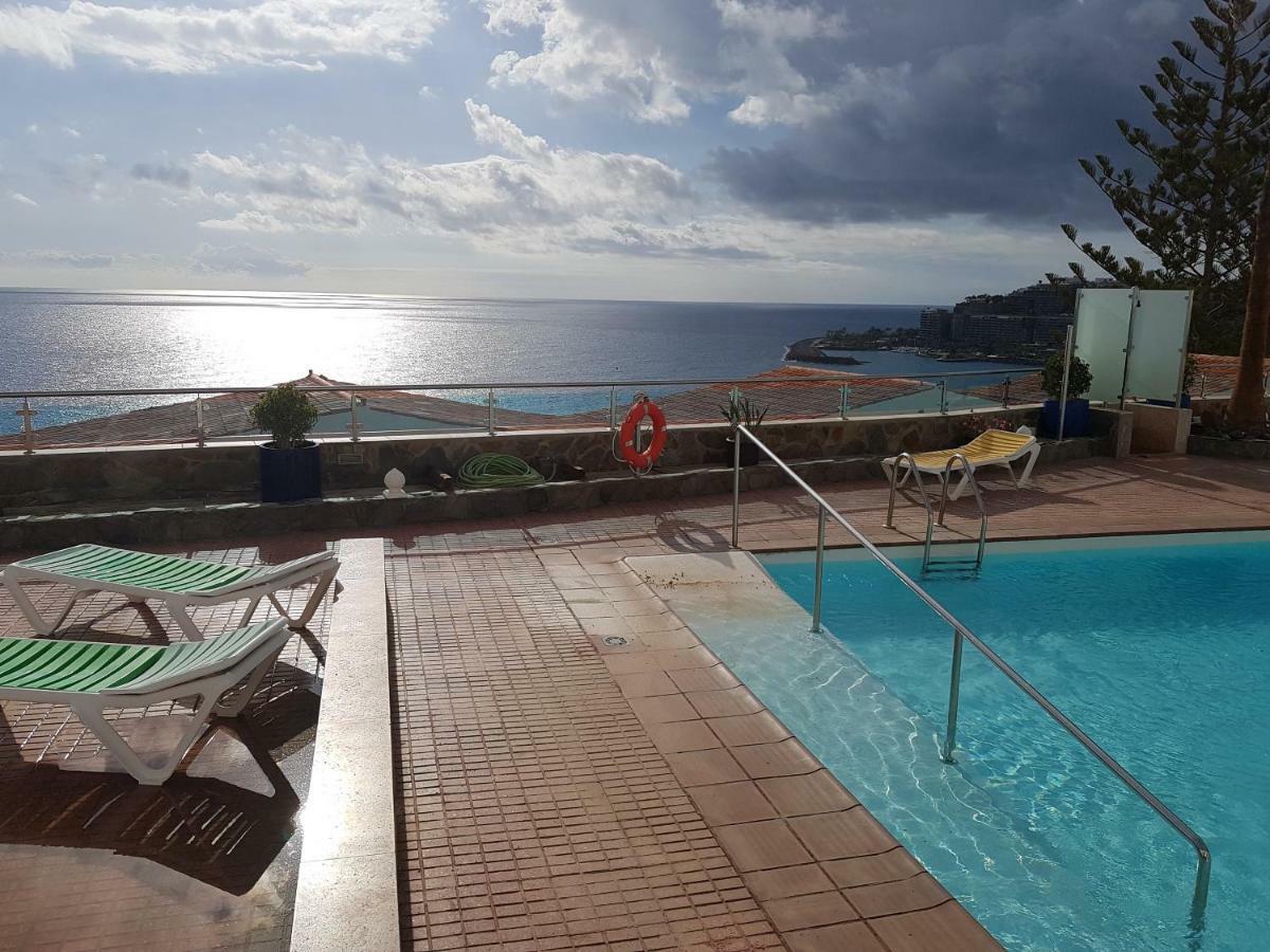 パタラバカDeluxe Seaview-Sunsets !Transfe-R Inc! Pool,2Aircond,2Tv65",600Mb Dishwasher,,2 Beaches,Anfi-Viewアパートメント エクステリア 写真